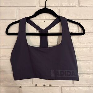 Adidas Women's Dark Purple Sports Bra